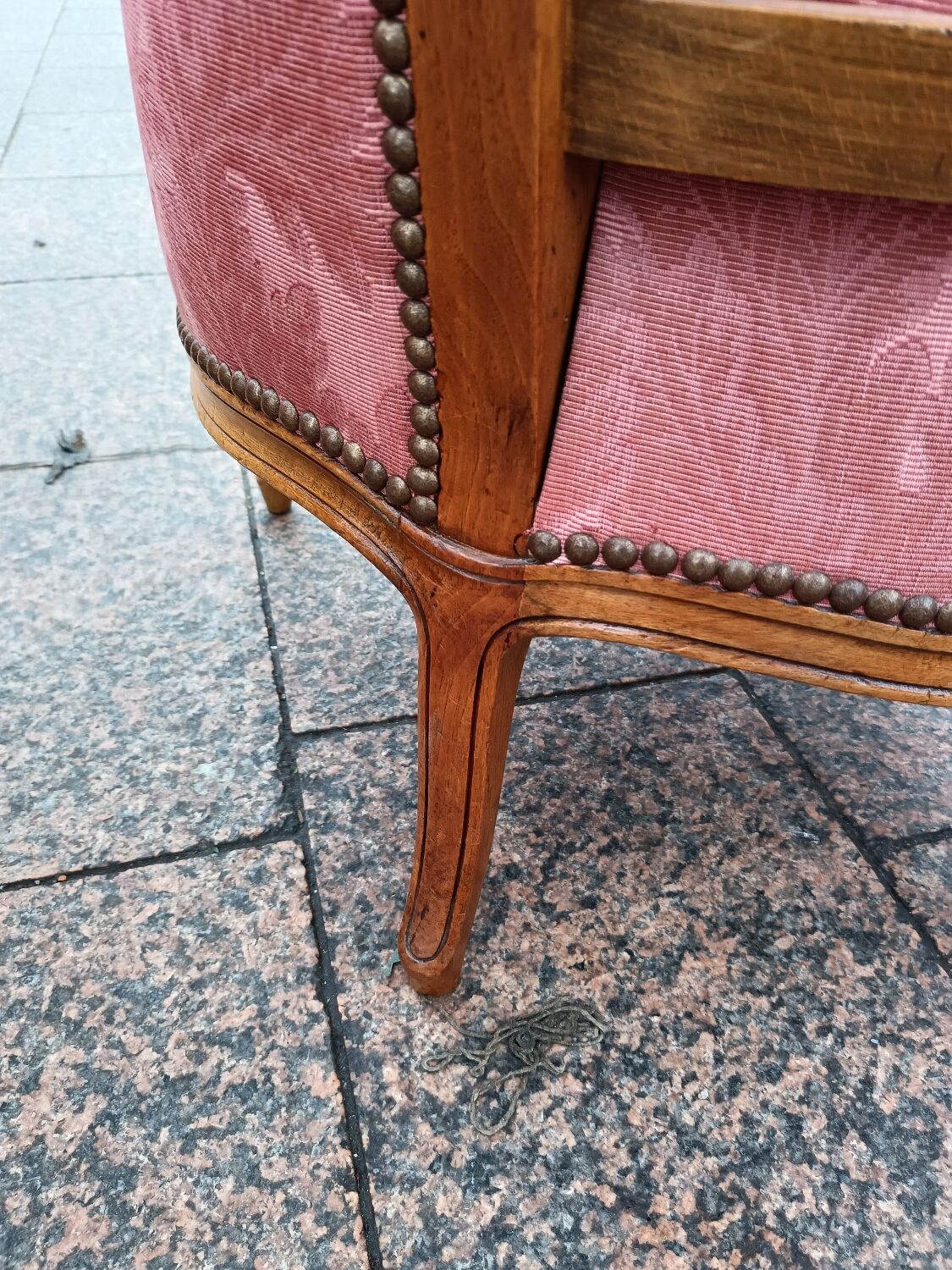 Pair of antique armchairs louis xv style