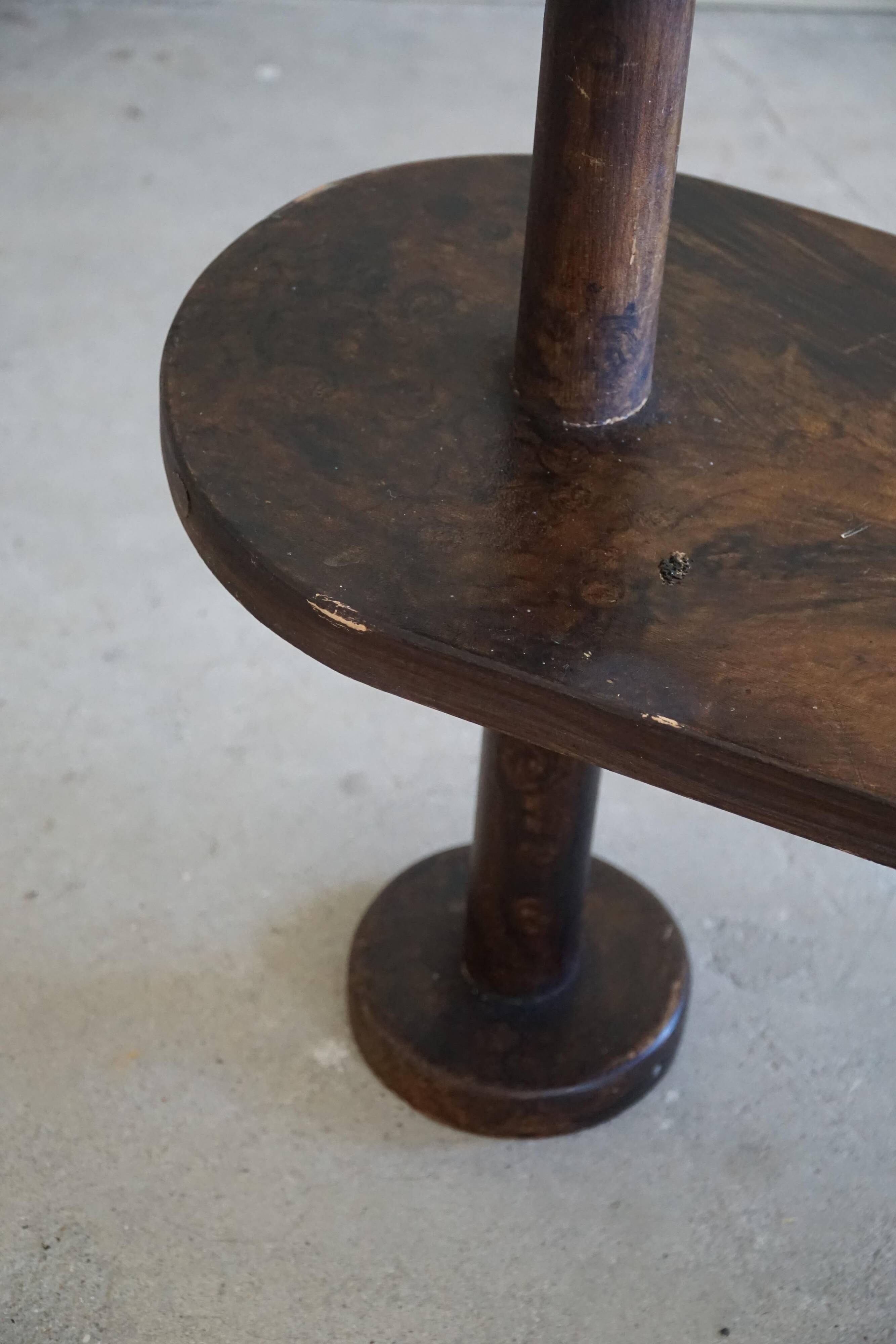 Decorative and multifunctional side table / pedestal, Danish Art Deco, 1940s