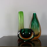 Set of three vases by Nils Landberg for Orrefors Sweden