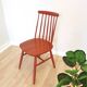 Vintage Coral Red Dining Chair: Ilmari Tapiovaara Style, Stol Kamnik 1960s
