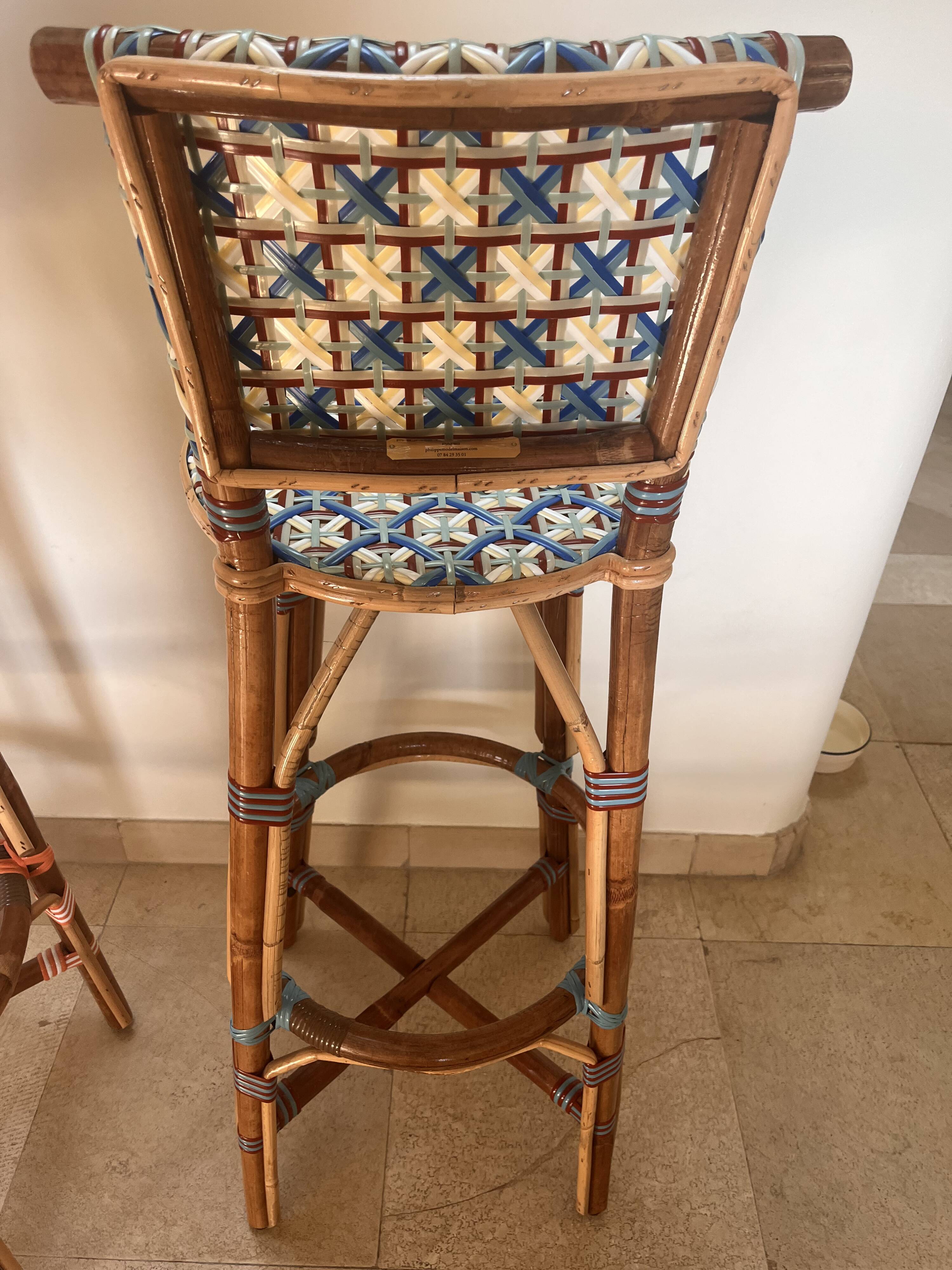 High bar stools philippe model