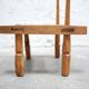 Antique Brutalist African Chair