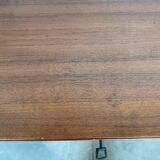 Small teak and metal sideboard, 70s