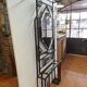 Wrought iron cloakroom art deco style