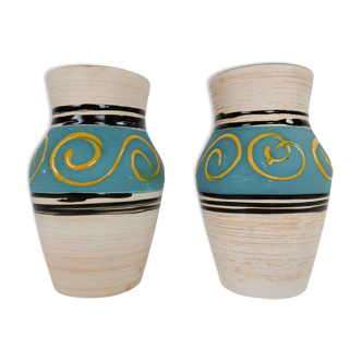 Paire de vases vintage West Germany