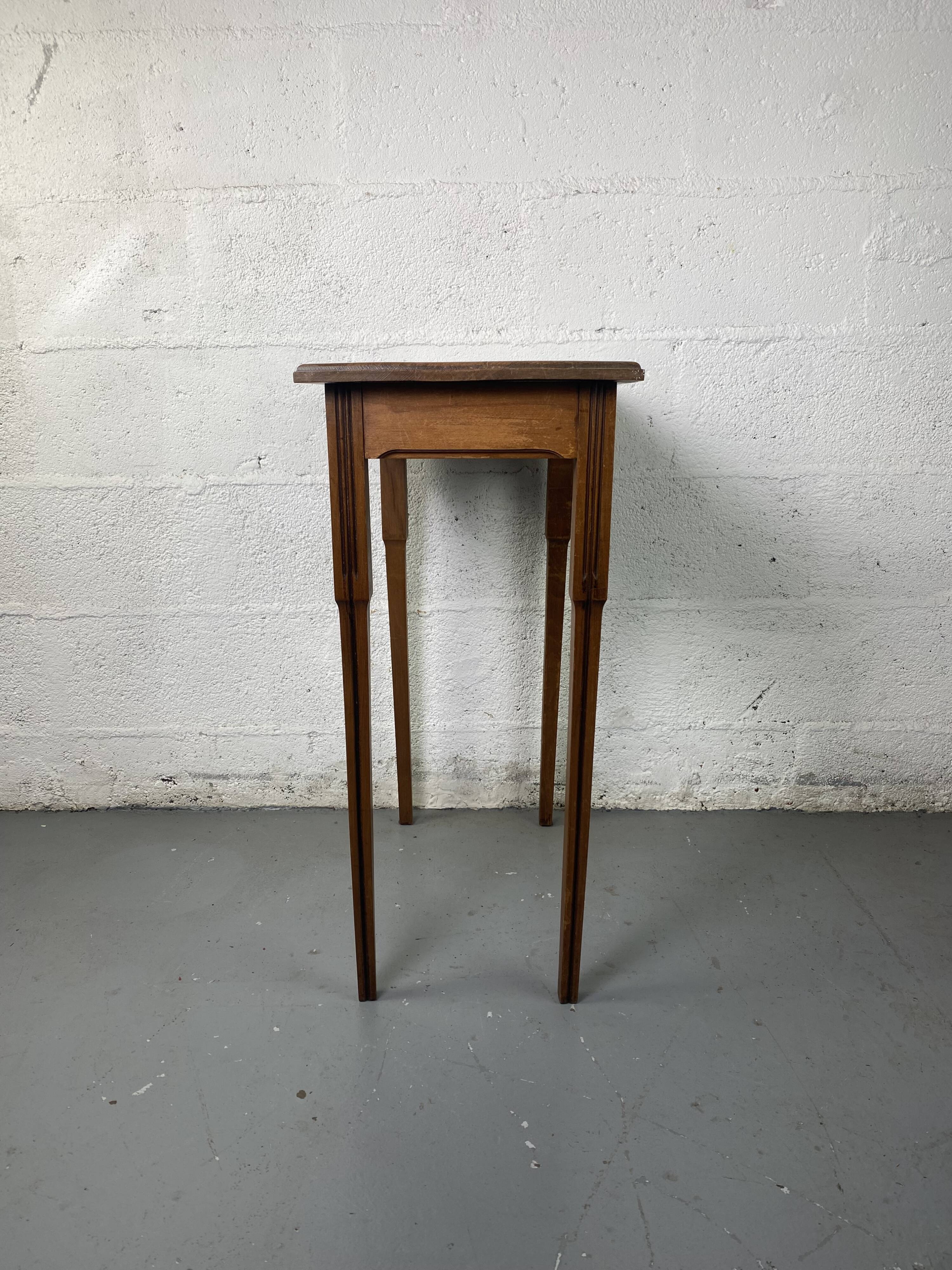 Mid-height wooden side table