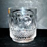 Vintage crystal moulded and cut ice bucket