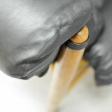 Leather vintage 3 seater sofa