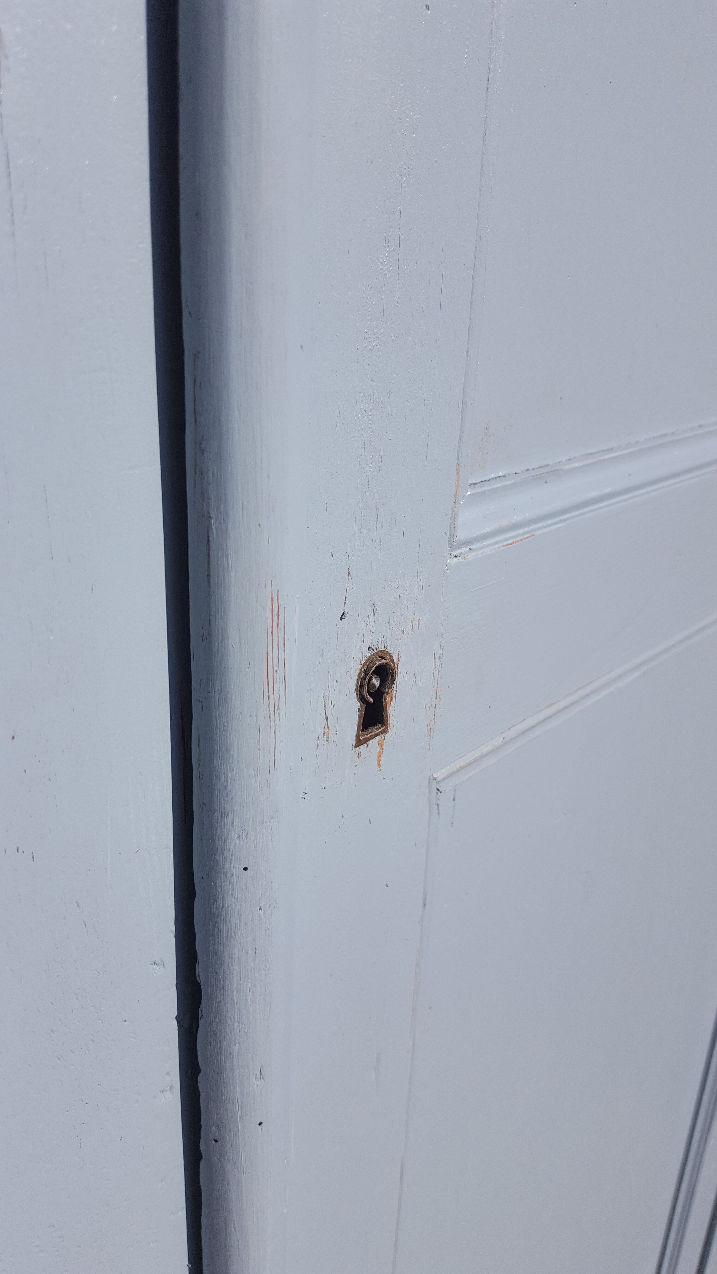 Grey blue Parisian wardrobe