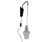 Dutch design - Philips - model NX 14 - satin glass - 50s - Louis Kalff