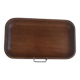 vintage solid teak serving tray