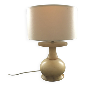 Marble baluster lamp