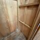 Antique Parisian wardrobe in solid pine