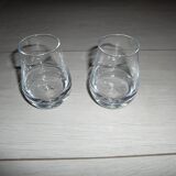 2 small digestive glasses