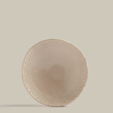 Saladier malt grège mat l