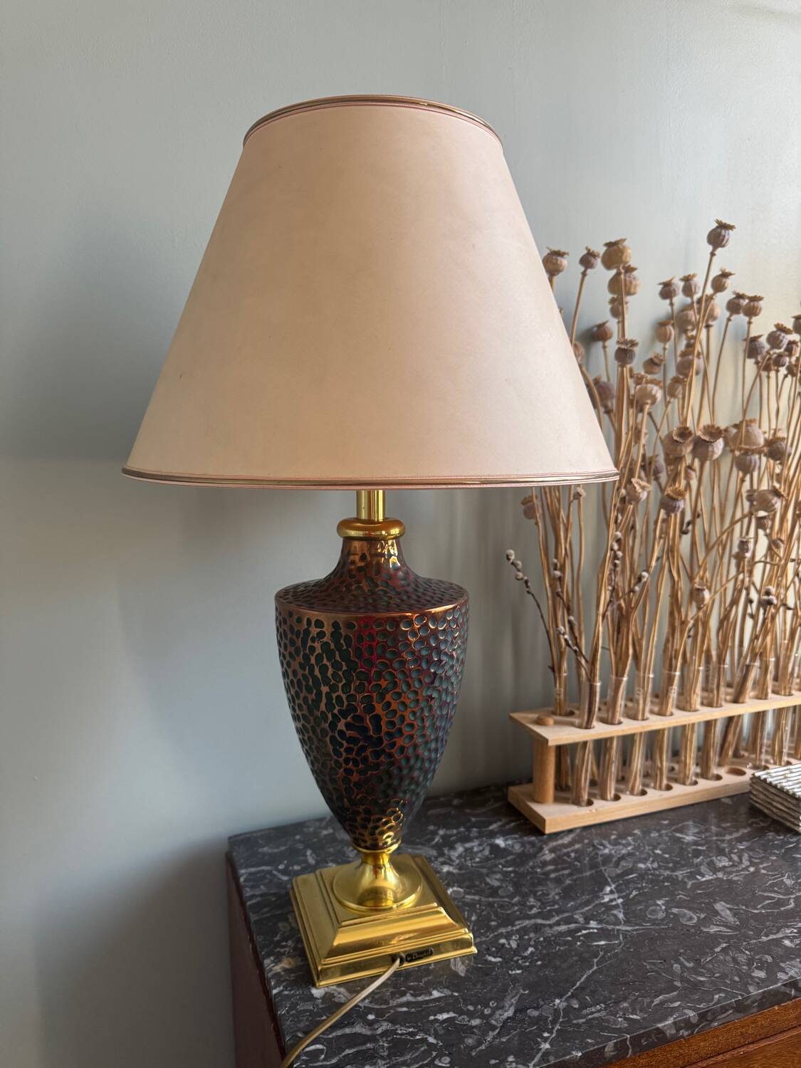 Lampe de table de maison Le Dauphin, années 1970