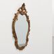 Florentine Style Giltwood Mirror with Acanthus Crest, Italy, 20th Century