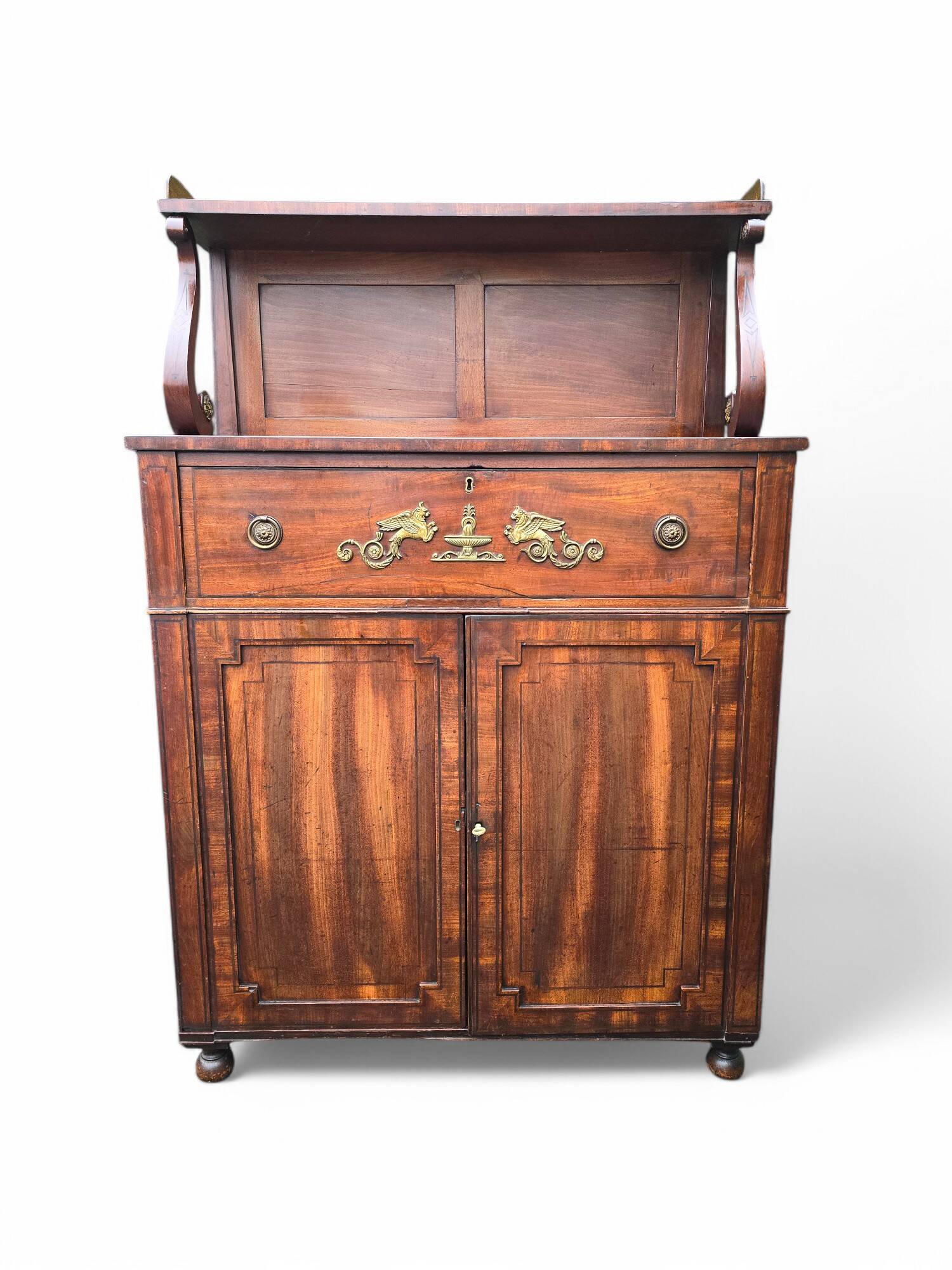 Antique Regency mahogany secretary