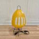 Lampe jaune "design papier et métal".