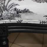 Paire de chaises médaillon style Louis XVI