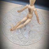 Chopped transparent pie dish