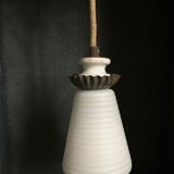 Walk cone white and metal