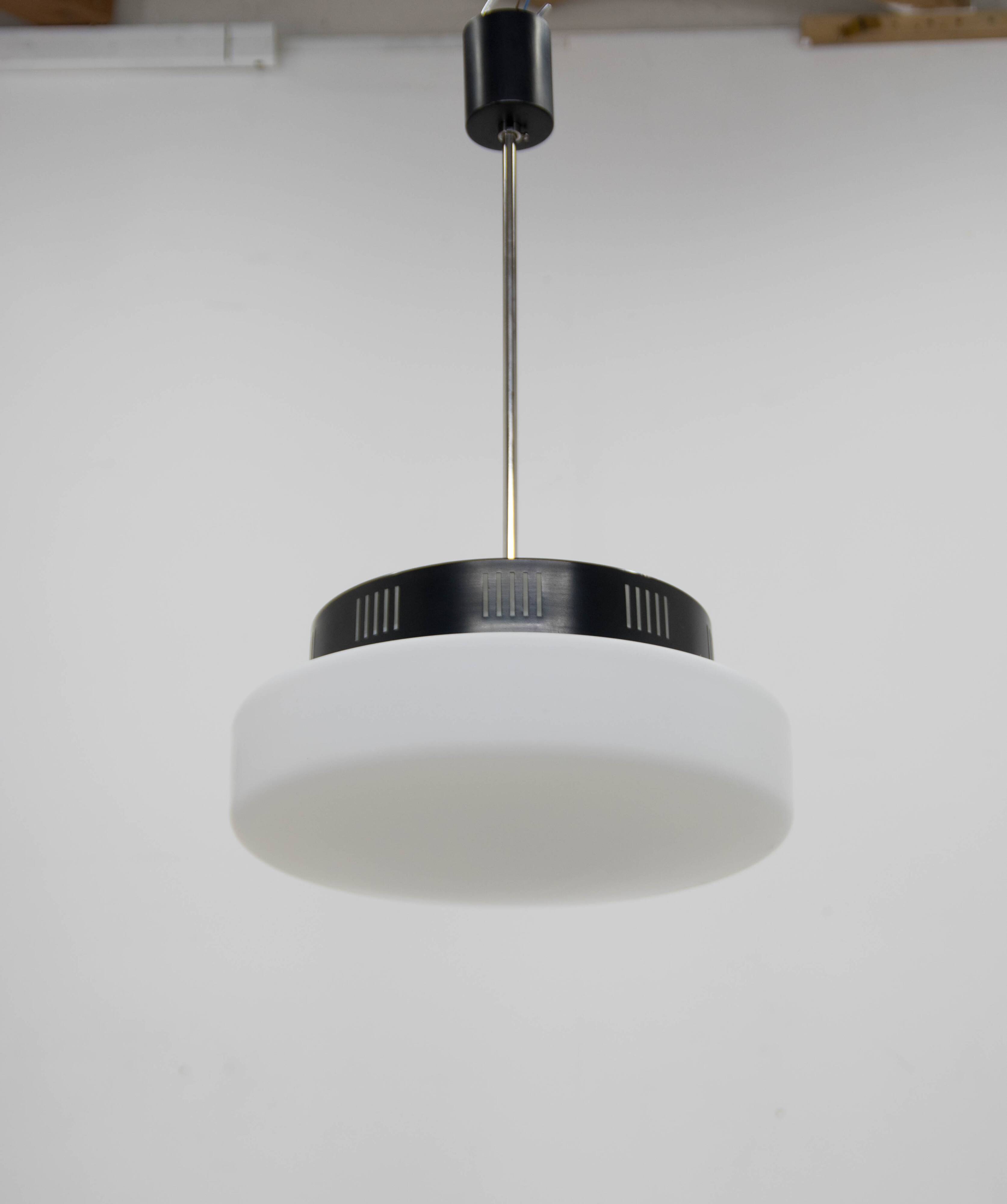 Space Age UFO Chandelier with Adjustable Height, 1960s