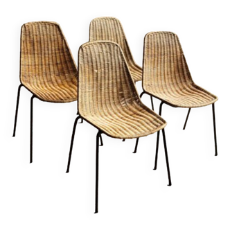 Chaises de Croisière par Franco di Marco vintage 1940's