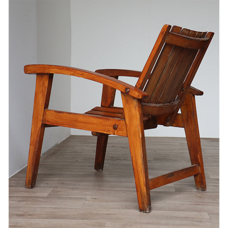 Vintage wooden armchair 1950