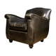 Original black leather Joris clubchair