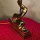 lampe bronze dauphin poseidon angleterre 1910 circa tres bon etat h57x34