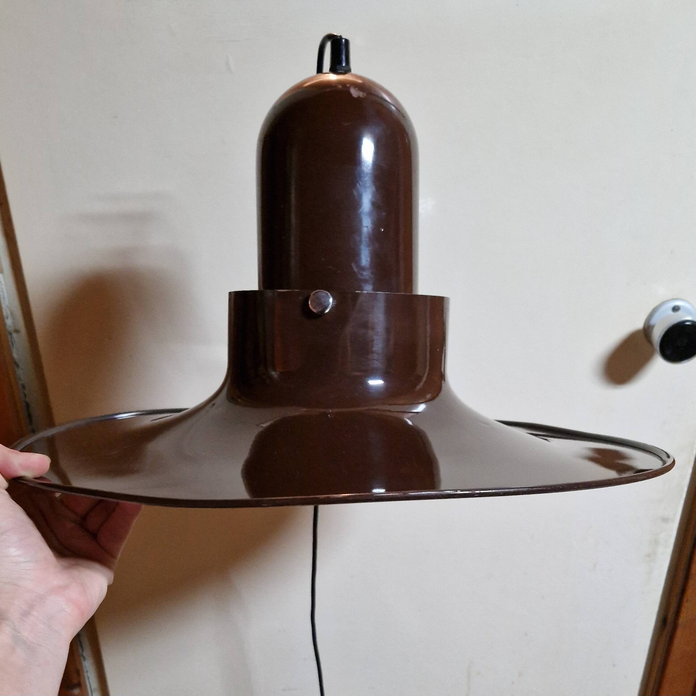 Hanging bronze UFO lamp from Ikea