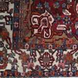 Handmade vintage Persian style Mahal rug 142cm x 204cm 1950s