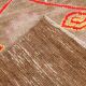 3x7 Vintage Brown & Pink Oriental Vintage Runner Rug, 82x210Cm
