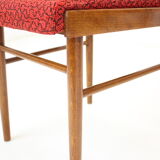 Ensemble de quatre chaises de salle à manger des années 1970, Tchécoslovaquie