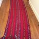 Hand-woven camel wool hallway rug 90x330cm