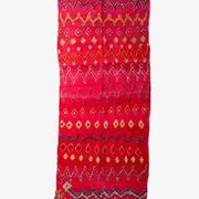 Tapis Kilim Rouge - 405 x 163 cm