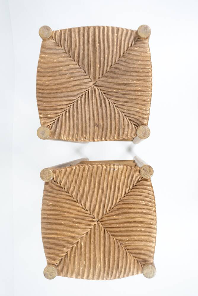 Paire de tabourets hauts vers 1950