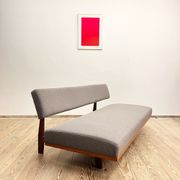 Mid Century Design Extendable Three-Seat Sofa or Daybed by Hans Bellmann for Wilkhahn