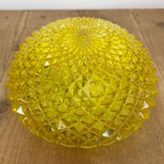 Vintage Glass Wall or Ceiling Light, 1970s