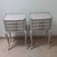 Pair of antique bedside tables