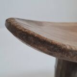 Tabouret Senoufo en bois vintage circa 1960
