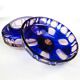 Biedermeier bonbonniere, cobalt glass, Egermann, Germany, 1930s.