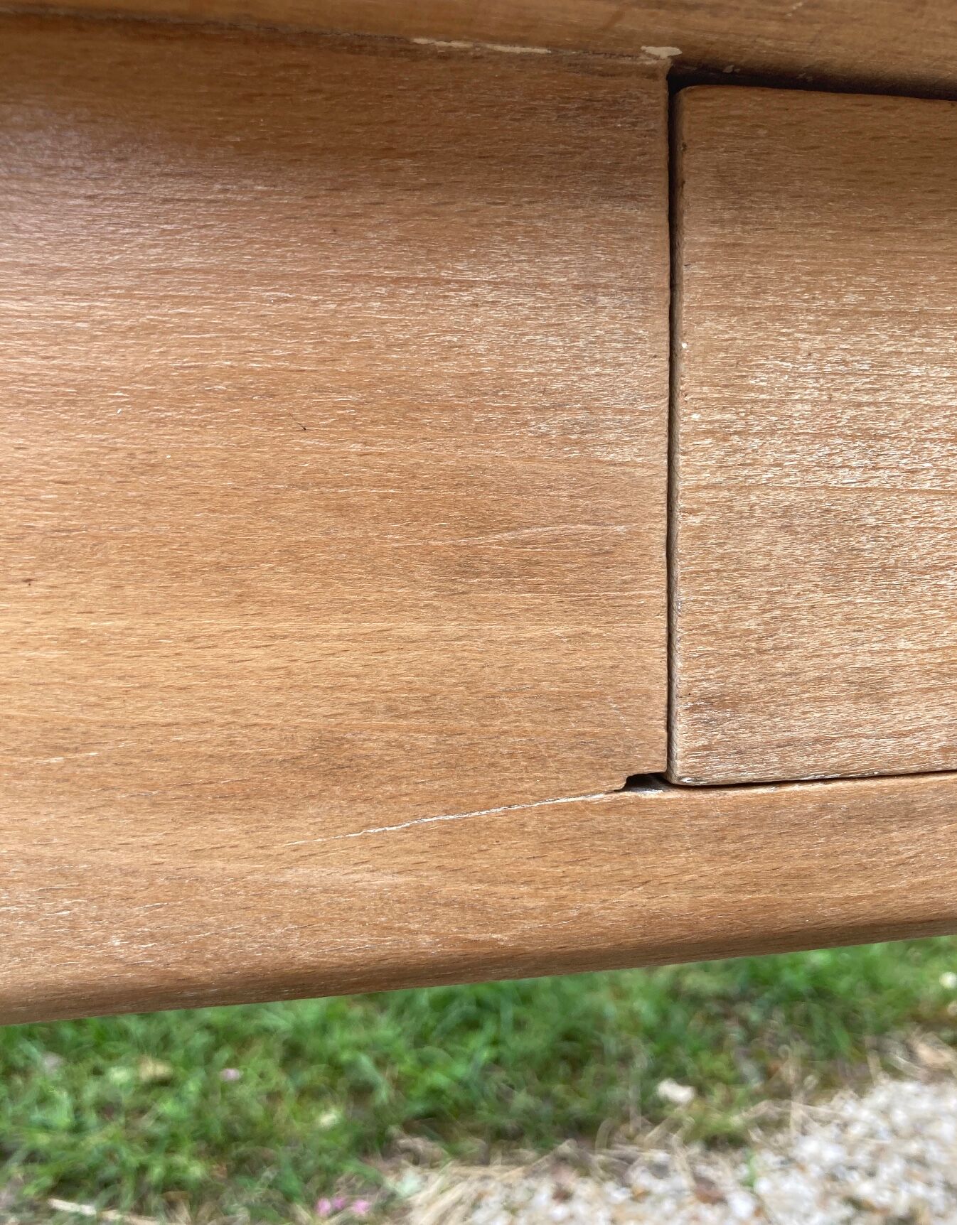 Antique solid wood desk