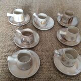 7 tasses à café Vallauris