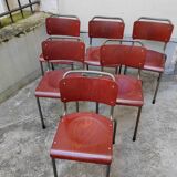 6 chaises gispen 106 université de Delft