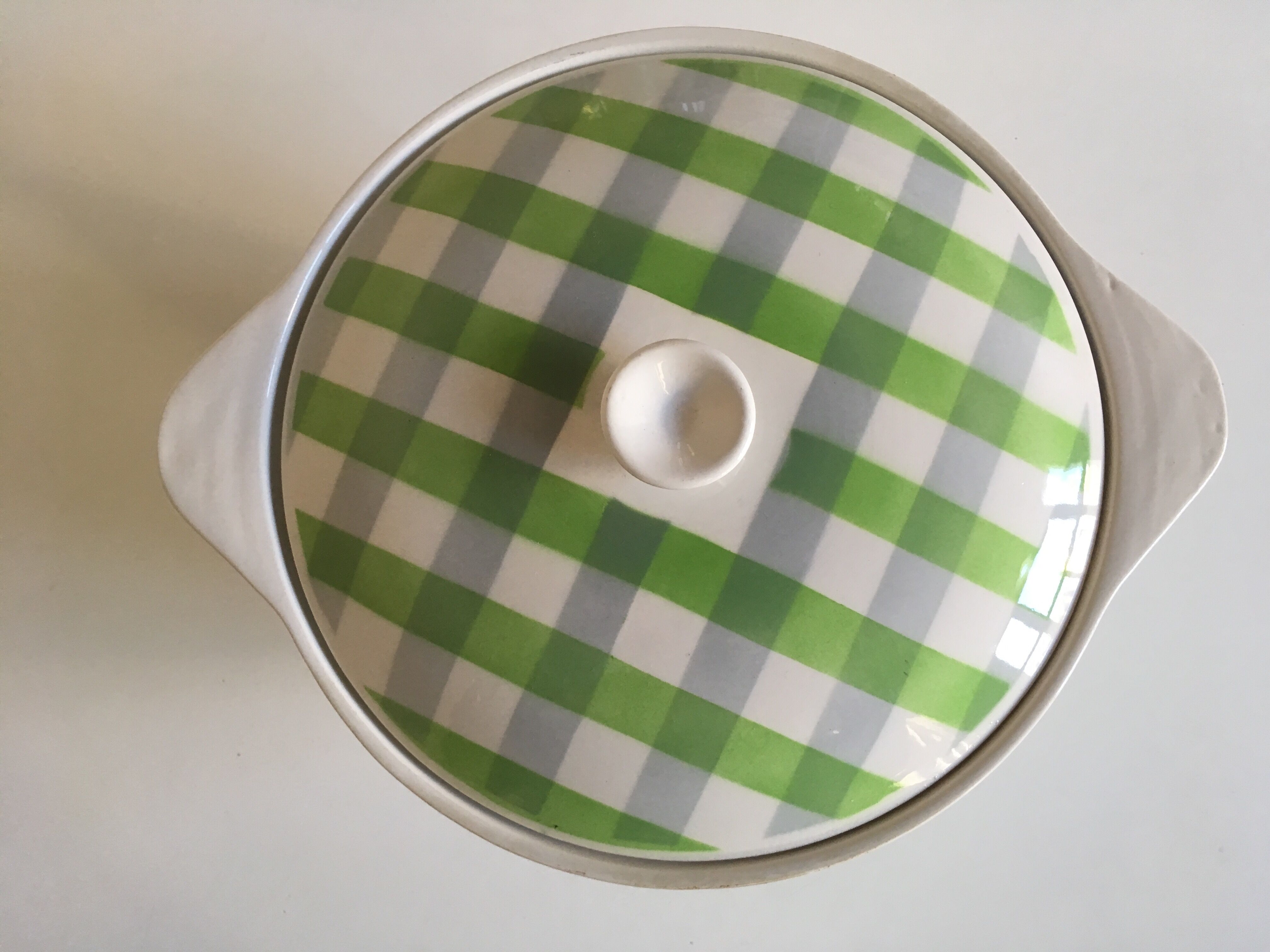 Saladier and 60s faience soup