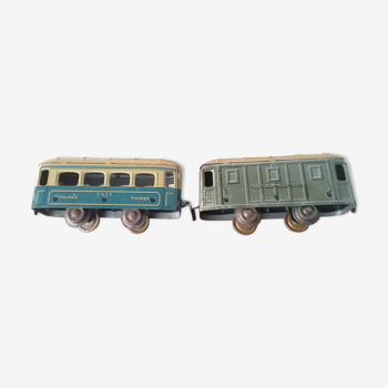 Set de 2 wagons JEP un passagers et un marchandises