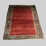 Tapis en laine a motif xx siècle