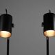Pair of Black and Chrome “Orion” Floor Lamps by Per Sundstedt for Ateljé Lyktan, Sweden, 1960s